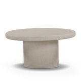 Jade Concrete Indoor/Outdoor Nesting Coffee Table Set - Cream
