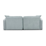 Travie 78" Modular Loveseat - Sea Blue