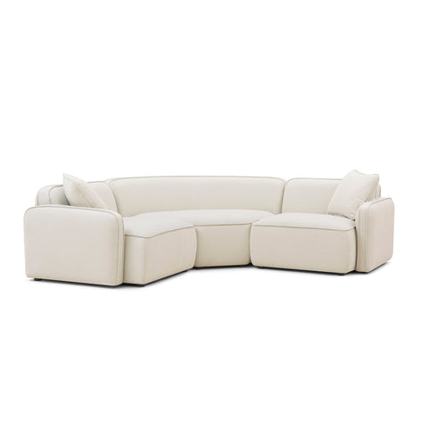 Travie 3-Piece Modular L-Sectional - Sand