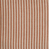 Byron Square Cotton Jute Ottoman - Terracotta