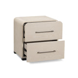 Marissa 22" Ash 2-Drawer Nightstand - Washed Ash