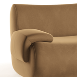 Zenith 80" Modular Loveseat - Brown
