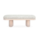 Ollie Upholstered Bench (48"-57") - Neutral Floral / 48"