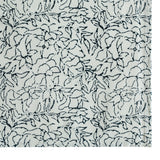 Crissy Cotton Canvas Printed Napkins - Set of 4 - Black and White