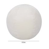 Boba Ball Throw Pillow (9"-14") - Off-White / Small