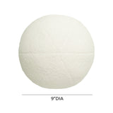 Boba Ball Throw Pillow (9"-14") - Cream / Small