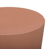 Margot Indoor/Outdoor Concrete Stool - Terracotta