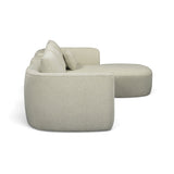 Noor 3-Piece XL 128" Modular Sectional - Wheat / RAF