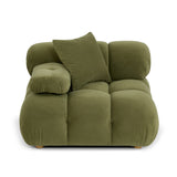 Calliope Performance Modular Corner Chair - Olive Green