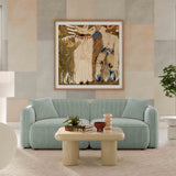 Travie 78" Modular Loveseat - Sea Blue