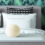 Boba Ball Throw Pillow (9"-14") - Off-White / Large