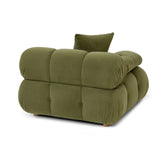 Calliope Performance Modular Corner Chair - Olive Green