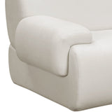 Zenith 116.5" Contract-Grade Upcycled Fabric Modular Sofa - Cream