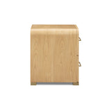 Marissa 22" Ash 2-Drawer Nightstand - Natural Ash