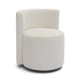 Alyssa Rolling Desk Chair - Off-White