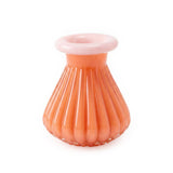 Shell Orange Glass Vase