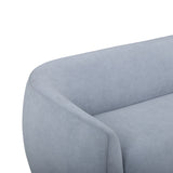 Jordan 70" Textured Performance Velvet Loveseat - Baby Blue