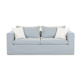Salty 85" Indoor/Outdoor Sofa - Blue Stripes