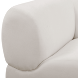 Zenith 8-Piece Contract-Grade Upcycled Fabric Modular U-Sectional - Cream