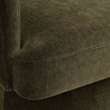 Kristen Rolling Desk Chair - Olive Green
