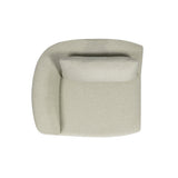 Noor XL 47" Modular Corner Chair - Wheat / RAF