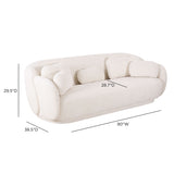 Misty 90" Sofa - Off-White