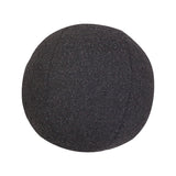 Boba Ball Throw Pillow (9"-14") - Black / Small