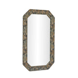 Charlene 35"X59" Jewel Wall Mirror - Watercolor Print