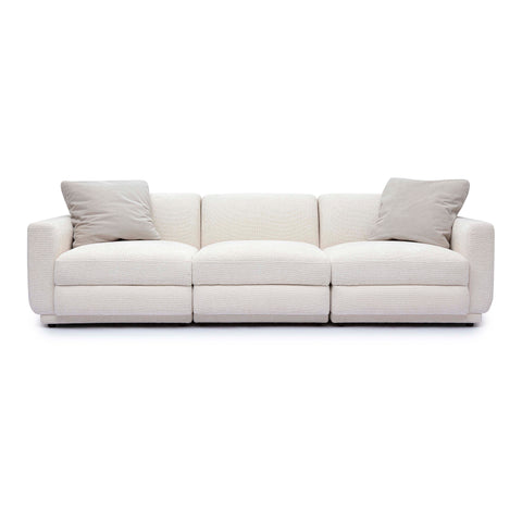 Perry Modular Sofa (96"-124") - Cream / 96"
