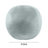 Boba Ball Throw Pillow (9"-14") - Sea Blue / Small