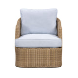 Axel Boucle Outdoor Accent Chair - Blue