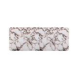 Janice 61" Faux Breccia Marble Console Desk
