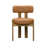Odessa Performance Dining Chair - Saddle Brown / 31"