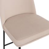 Sydney Performance Velvet Counter Stool Set of 2 - Taupe
