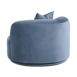 Fickle Swivel Accent Chair - Bluestone