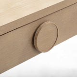 Moonrise 48" Natural Ash 2-Drawer Desk