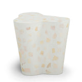 Slab Faux Terrazzo Indoor/Outdoor Side Table - Light Green