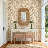Kora Cotton Jute Contract-Grade Accent Stool - Terracotta