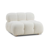 Calliope Performance Modular Armless Chair - Cream