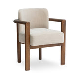 Irma Textured Performance Velvet Dining Chair - Taupe