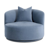 Fickle Swivel Accent Chair - Bluestone