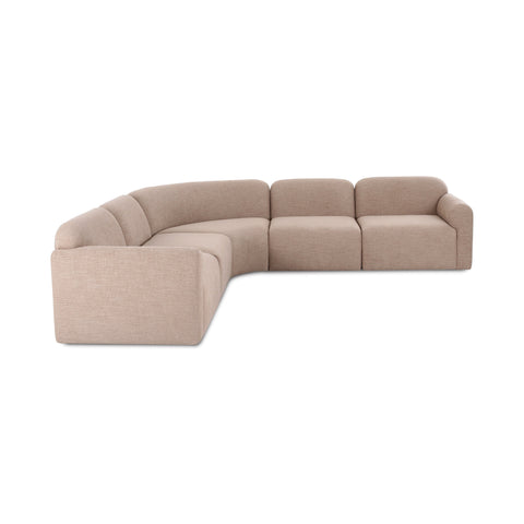 Gorge 5-Piece Modular Corner Sectional - Tan