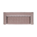 Jules 94" Performance Velvet Sofa - Pink