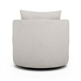Silvi Performance Boucle Swivel Accent Chair - Off-White