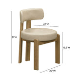 Odessa Performance Dining Chair - Taupe / 31"