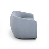 Jordan 70" Textured Performance Velvet Loveseat - Baby Blue