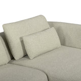 Noor 3-Piece XL 128" Modular Sectional - Wheat / RAF
