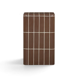 Tatiana Square Concrete Indoor/Outdoor Side Table - Terracotta
