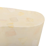 Slab Faux Terrazzo Indoor/Outdoor Side Table - Butternut