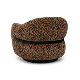 Salma Swivel Accent Chair - Animal Print